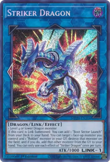 Striker Dragon (MP20-EN204), 2020 Tin of Lost Memories — Yu-Gi-Oh! card price