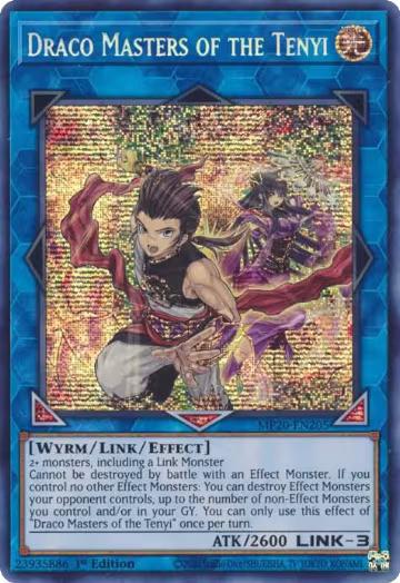 Draco Masters of the Tenyi (MP20-EN205), 2020 Tin of Lost Memories — Yu-Gi-Oh! card price