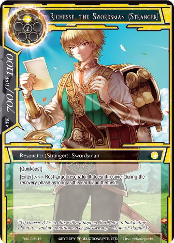 Richesse, the Swordsman (Stranger) (PofA-006), Alice Origin IV: Prologue of Attoractia — Force of Will card price