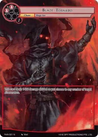 Blaze Tornado (Full Art) (PofA-021), Alice Origin IV: Prologue of Attoractia — Force of Will card price