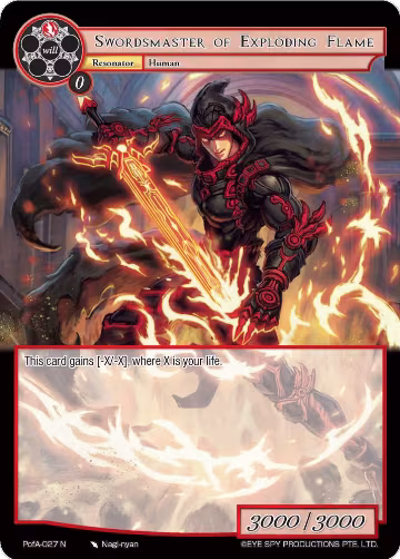 Swordsmaster of Exploding Flame (PofA-027), Alice Origin IV: Prologue of Attoractia — Force of Will card price