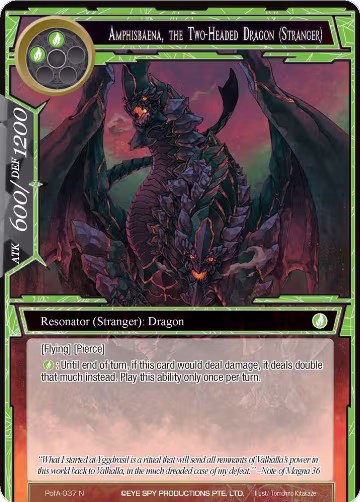 Amphisbaena, the Two-Headed Dragon (Stranger) (PofA-037), Alice Origin IV: Prologue of Attoractia — Force of Will card price