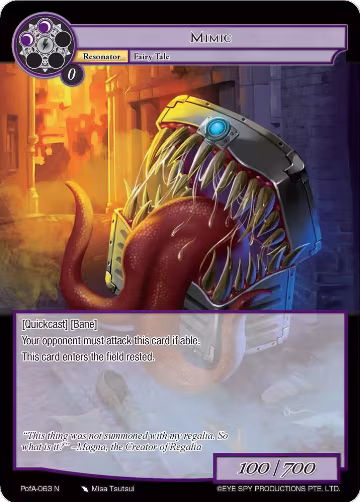Mimic (PofA-063), Alice Origin IV: Prologue of Attoractia — Force of Will card price