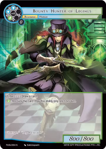Bounty Hunter of Leginus (PofA-084), Alice Origin IV: Prologue of Attoractia — Force of Will card price