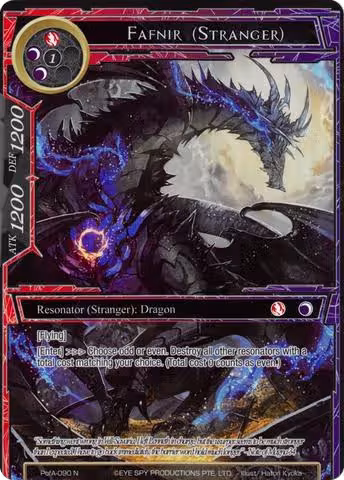Fafnir (Stranger) (Full Art) (PofA-090), Alice Origin IV: Prologue of Attoractia — Force of Will card price