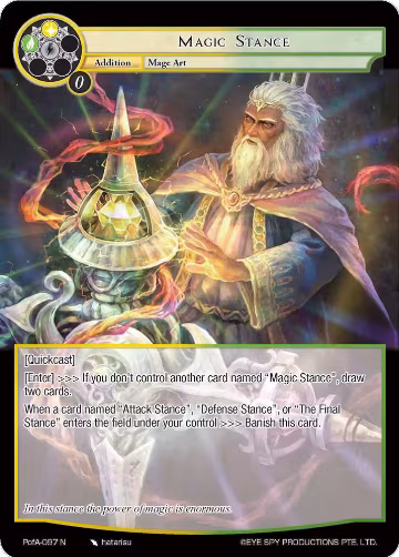 Magic Stance (PofA-097), Alice Origin IV: Prologue of Attoractia — Force of Will card price
