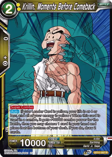 Krillin, Moments Before Comeback (BT11-097), Vermilion Bloodline — DB Super card price