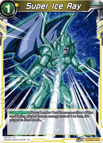 Super Ice Ray (BT11-120), Vermilion Bloodline — DB Super card price