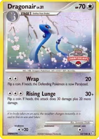 Dragonair - 52/146 (State Championships) (052/146), League & Championship Cards — Pokémon card price