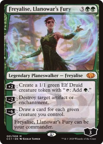 Freyalise, Llanowar's Fury (1), Commander Collection: Green — Magic card price