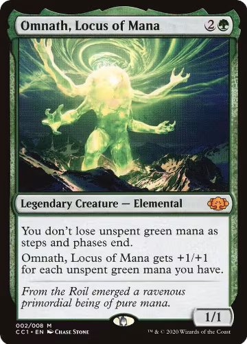 Omnath, Locus of Mana (2), Commander Collection: Green — Magic card price