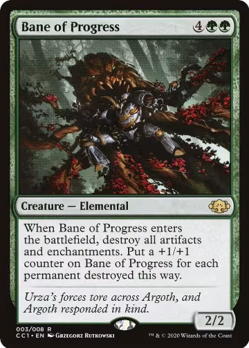 Bane of Progress (3), Commander Collection: Green — Magic card price