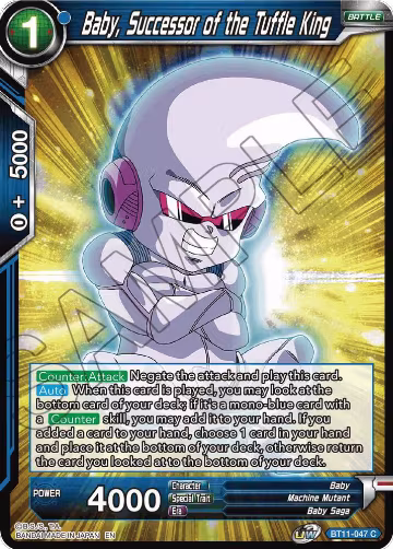 Baby, Successor of the Tuffle King (BT11-047), Vermilion Bloodline — DB Super card price