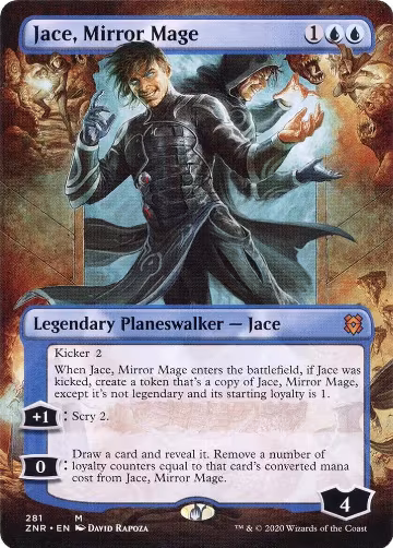 Jace, Mirror Mage (Borderless) (281), Zendikar Rising — Magic card price