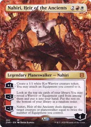 Nahiri, Heir of the Ancients (Borderless) (282), Zendikar Rising — Magic card price