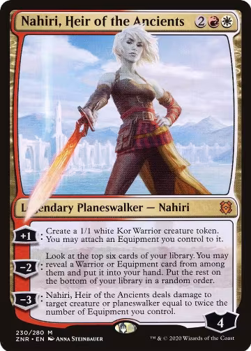 Nahiri, Heir of the Ancients (230), Zendikar Rising — Magic card price