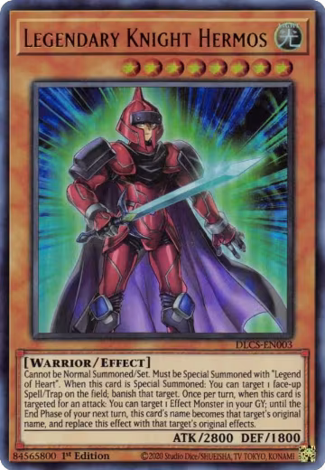 Legendary Knight Hermos (DLCS-EN003), Dragons of Legend: The Complete Series — Yu-Gi-Oh! card price