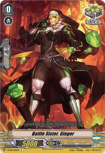 Battle Sister, Ginger (V-BT08/055EN C), V-BT08: Silverdust Blaze — Vanguard card price