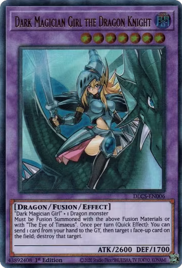 Dark Magician Girl the Dragon Knight (DLCS-EN006), Dragons of Legend: The Complete Series — Yu-Gi-Oh! card price