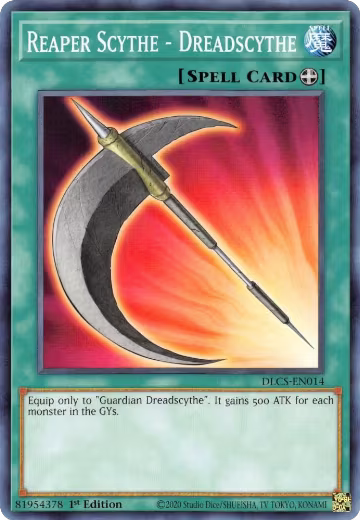 Reaper Scythe - Dreadscythe (DLCS-EN014), Dragons of Legend: The Complete Series — Yu-Gi-Oh! card price