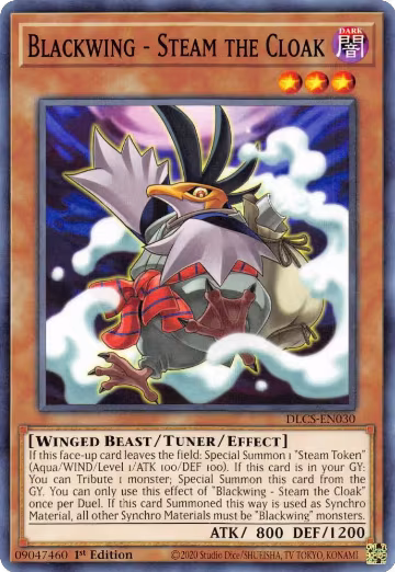 Blackwing - Steam the Cloak (DLCS-EN030), Dragons of Legend: The Complete Series — Yu-Gi-Oh! card price