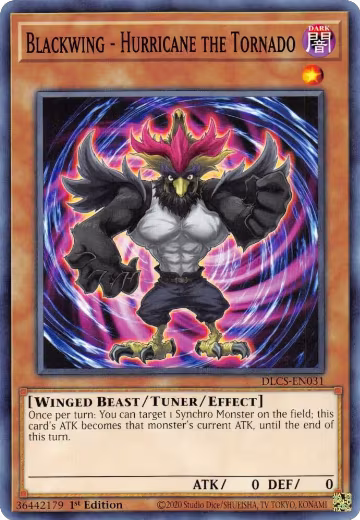 Blackwing - Hurricane the Tornado (DLCS-EN031), Dragons of Legend: The Complete Series — Yu-Gi-Oh! card price