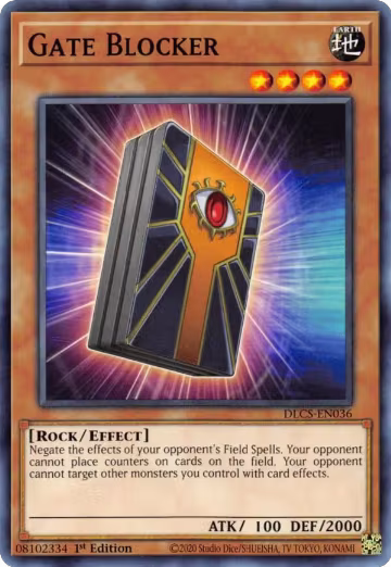 Gate Blocker (DLCS-EN036), Dragons of Legend: The Complete Series — Yu-Gi-Oh! card price
