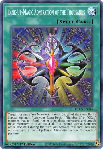 Rank-Up-Magic Admiration of the Thousands (DLCS-EN046), Dragons of Legend: The Complete Series — Yu-Gi-Oh! card price