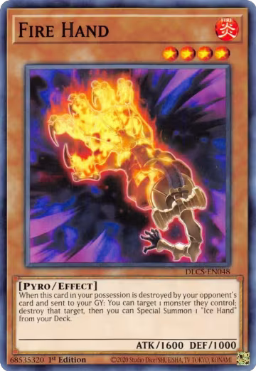 Fire Hand (DLCS-EN048), Dragons of Legend: The Complete Series — Yu-Gi-Oh! card price