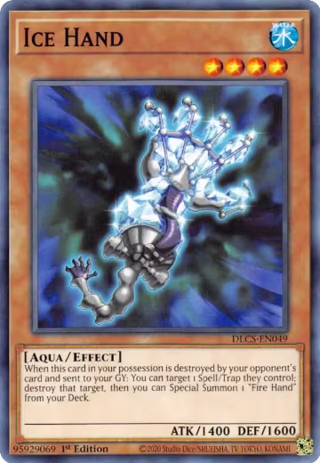 Ice Hand (DLCS-EN049), Dragons of Legend: The Complete Series — Yu-Gi-Oh! card price