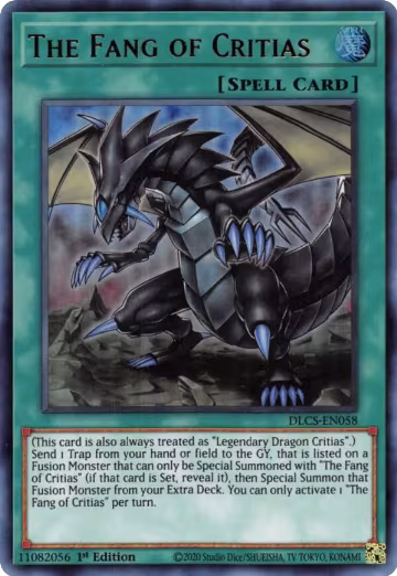 The Fang of Critias (DLCS-EN058), Dragons of Legend: The Complete Series — Yu-Gi-Oh! card price