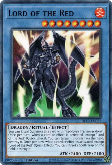 Lord of the Red (DLCS-EN067), Dragons of Legend: The Complete Series — Yu-Gi-Oh! card price