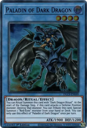 Paladin of Dark Dragon (DLCS-EN069), Dragons of Legend: The Complete Series — Yu-Gi-Oh! card price