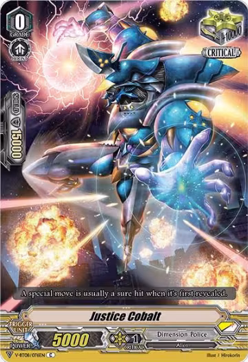 Justice Cobalt (V-BT08/076EN C), V-BT08: Silverdust Blaze — Vanguard card price