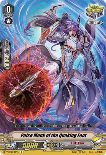 Pulse Monk of the Quaking Foot (V-BT08/087EN C), V-BT08: Silverdust Blaze — Vanguard card price