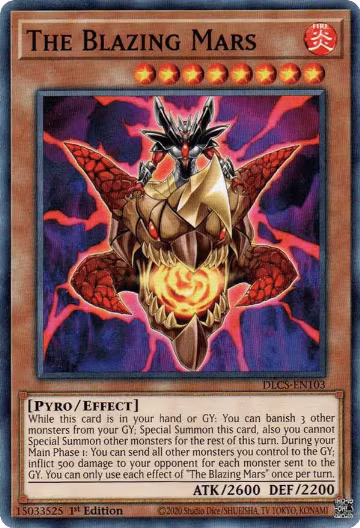 The Blazing Mars (DLCS-EN103), Dragons of Legend: The Complete Series — Yu-Gi-Oh! card price
