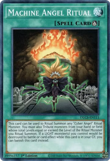 Machine Angel Ritual (DLCS-EN111), Dragons of Legend: The Complete Series — Yu-Gi-Oh! card price