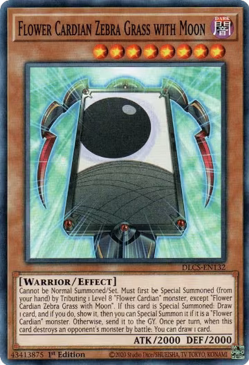Flower Cardian Zebra Grass with Moon (DLCS-EN132), Dragons of Legend: The Complete Series — Yu-Gi-Oh! card price