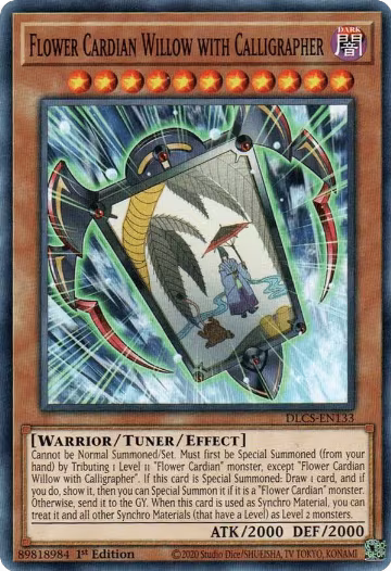 Flower Cardian Willow with Calligrapher (DLCS-EN133), Dragons of Legend: The Complete Series — Yu-Gi-Oh! card price