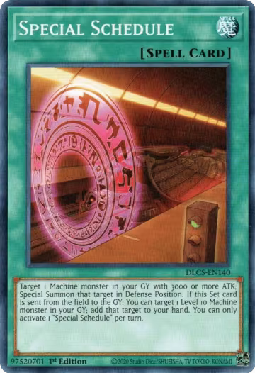 Special Schedule (DLCS-EN140), Dragons of Legend: The Complete Series — Yu-Gi-Oh! card price