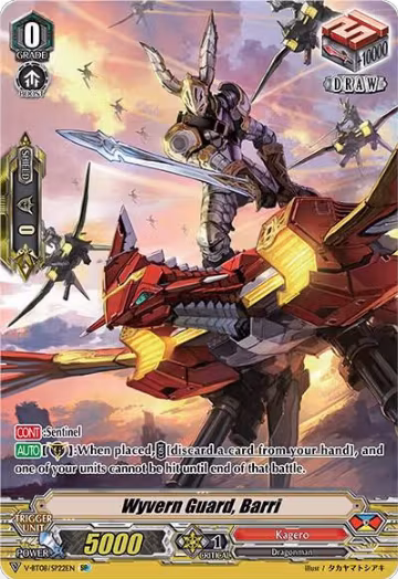 Wyvern Guard, Barri (SP) (V-BT08/SP22EN SP), V-BT08: Silverdust Blaze — Vanguard card price