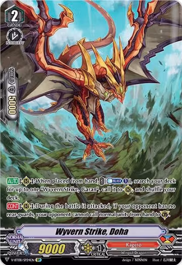 Wyvern Strike, Doha (SP) (V-BT08/SP24EN SP), V-BT08: Silverdust Blaze — Vanguard card price