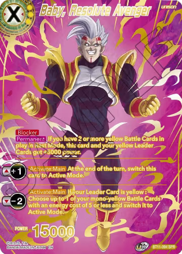 Baby, Resolute Avenger (SPR) (BT11-094), Vermilion Bloodline — DB Super card price