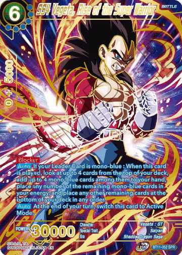 SS4 Vegeta, Rise of the Super Warrior (SPR) (BT11-052), Vermilion Bloodline — DB Super card price