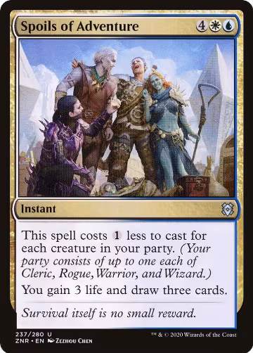 Spoils of Adventure (237), Zendikar Rising — Magic card price