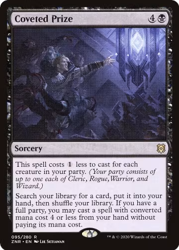 Coveted Prize (95), Zendikar Rising — Magic card price