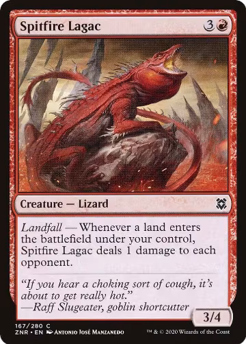 Spitfire Lagac (167), Zendikar Rising — Magic card price