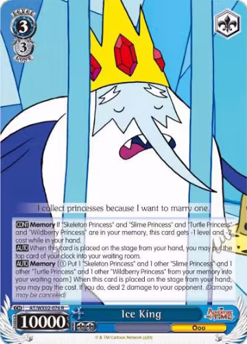 Ice King (AT/WX02-076 R), Adventure Time — Weiß Schwarz card price