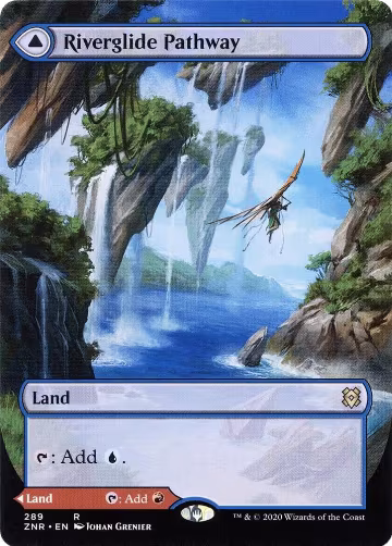 Riverglide Pathway (Borderless) (289), Zendikar Rising — Magic card price