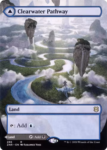 Clearwater Pathway (Borderless) (286), Zendikar Rising — Magic card price